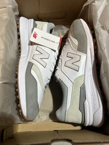 New Balance Golf 997 SL Shoes. White Grey. Size 13 - Picture 1 of 5