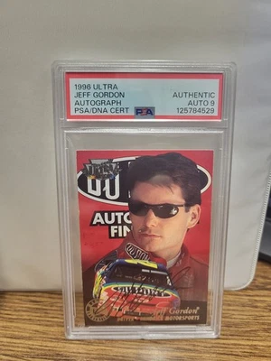 Fleer Ultra 1996 autógrafo de Jeff Gordon Foto 1 de 2