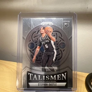 2024-25 Panini Prizm #14 Stephon Castle Rookie (RC) Talisms San Antonio Spurs - Imagen 1 de 2