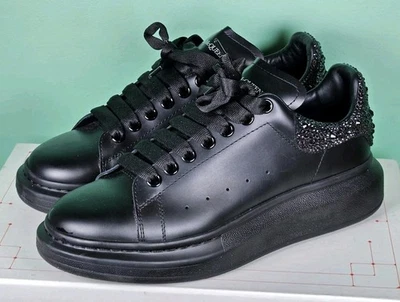 Zapatillas deportivas ALEXANDER McQUEEN para mujer de gran tamaño negras y cristal EU42/US 11 Foto 1 de 4