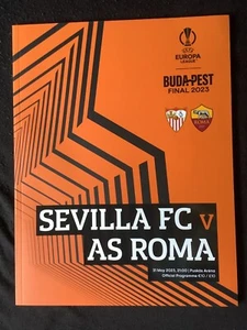 2022/23 Sevilla v Roma Europa League Final programme 2023 - Picture 1 of 1