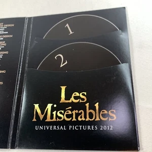 Les Miserables DVD 2012 Musical FYC Promo Oscar Screener Jackman Crowe Hathaway - Picture 1 of 10