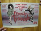 Female Trouble Poster Divine And Edy Pink Flamingos Gang John Waters