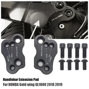 Juego de adaptadores elevadores de manillar ajustables para Honda Goldwing 1800 GL1800 2018-2023 - Imagen 1 de 12