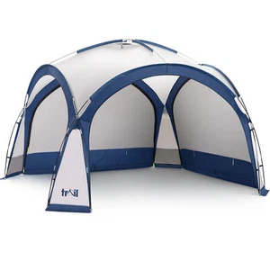 Dome Shelter with Sides Outdoor Event Camping Gazebo UV Waterproof 3.5m x 3.5m - Picture 1 of 21