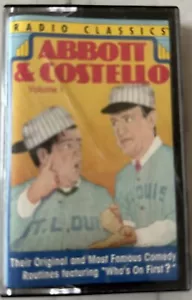 Abbott & Costello Comedy Classics Cassette Tape GAA 1995 Who’s On First - Picture 1 of 2