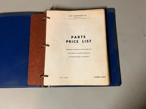 Aero Commander Parts Price List - Foto 1 di 5
