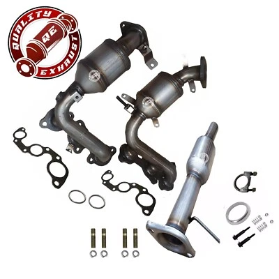 Toyota Highlander 3.3L Catalytic Converter 2004 2005 2006 2007 - ALL 3 PCS - Image 1 of 4
