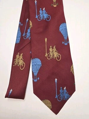 Corbata de cuello vintage Frankenbergers para hombre globo de aire caliente bicicleta tándem Steampunk Foto 1 de 4