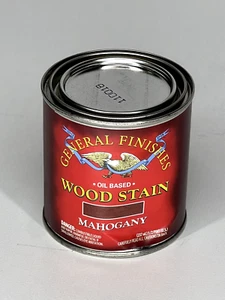 General Finishes Oil Based Wood Stain | Mahogany | 1/2 Pint - NEW - Picture 1 of 1
