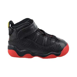Nike Jordan Toddler 6 Rings Black/University Red 323420-063 *ALL SIZES* - Picture 1 of 5