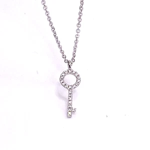 18K Gold Diamond Necklace 0.048cts Natural Diamond Solid Gold UK Hallmarked - Picture 1 of 14