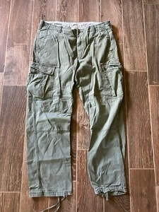 Ralph Lauren Denim & Supply Men’s Cargo Pants 36X32 Green Utility Casual - Picture 1 of 11