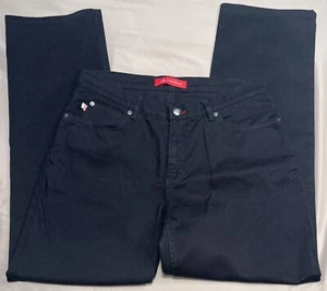 Anne Klein Women’s Size 10 High Rise Black Denim Dark Wash Jeans NWOT - Picture 1 of 9