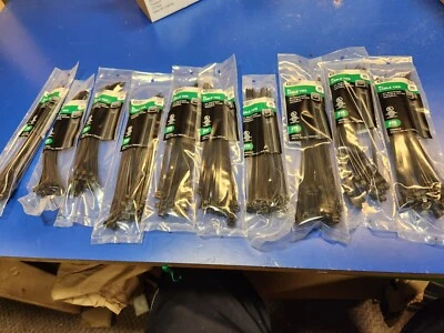 Коммерческие электрические кабельные завязки на молнии 10x20 (200) 8 дюймов (295733) 50 фунтов - Изображение 1 из 2