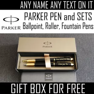 Juego de plumas estilográficas PARKER IM grabadas personalizadas GRAN REGALO - Imagen 1 de 29