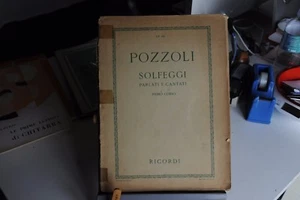 POZZOLI SOLFEGGI PARLATI E CANTATI PRIMO CORSO - SPARTITI - Picture 1 of 2
