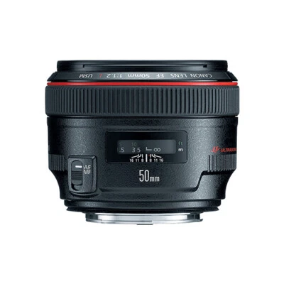 Canon EF 50mm f/1.2L USM Lens - Image 1 of 4
