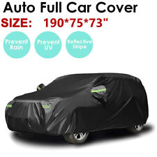 Heavy Duty Outdoor Full Car Cover Waterproof All Weather Protection Anti-UV 190"