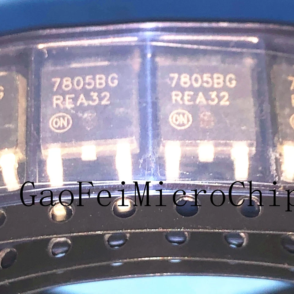 10PCS  MC7805BDTRKG  7805BG  MC7805BG  78O5BG  7805 TO-252 Voltage Regulator IC - Image 1 of 1