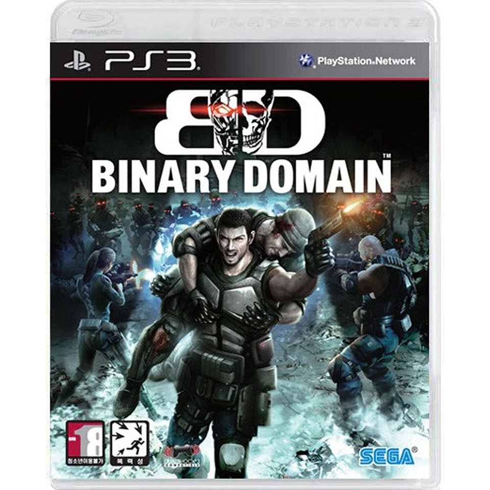Binary Domain Korean Version - English Support - PS3 Factory Sealed - Image 1 of 1
