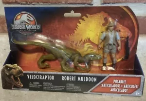 Paquete de historias de la colección Jurassic World Park Legacy Robert Muldoon Velociraptor - Imagen 1 de 2