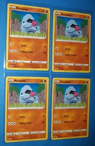 4x Nosepass 096/192 96/192 Pokemon card Rebel Clash common NM - Picture 1 of 1