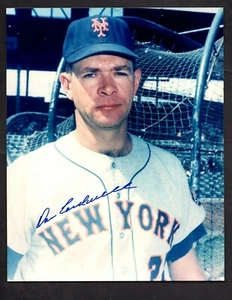Don Cardwell Signed Autographed 8 x 10 Photo New York Mets FREE SHIPPING - Picture 1 of 1