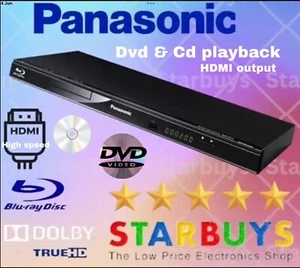 Panasonic DMP-BD75 Full HD 1080p Blu-Ray & DVD Media Player with HDMI USB Remote - Picture 1 of 13
