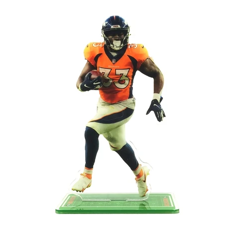 Javonte Williams Figure - #33 of Denver Broncos Runs the Ball Figurine Ornament Cover