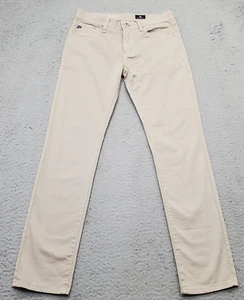 AG Adriano Goldschmied Jeans Youth Size 14 Tan Slim Straight The Stryker Luxe - Picture 1 of 11