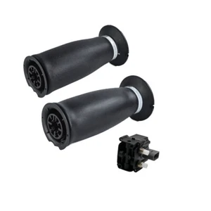 Pair Rear Air Spring +Valve Supply Block For BMW E61 525 E61N 5-Series - Picture 1 of 5