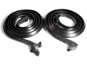 1964-1965 Pontiac GTO, LeMans, Tempest 2 door new door weatherstrip seals, pair - Picture 1 of 2