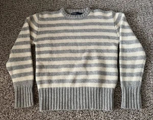 Vintage 90’s Polo Ralph Lauren Wool Sweater size L (fits M) Striped Soft,RARE - Picture 1 of 6