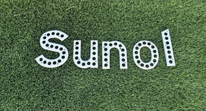 Vintage Aluminium Knopf Kopie Buchstaben - Bild 1 von 3