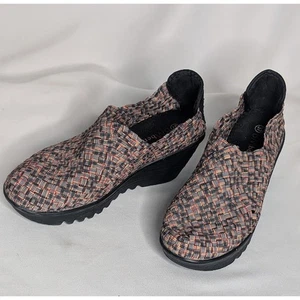 BERNIE MEV Gema Slip On Plataforma Cuña Academia Informal Minimalista Vacaciones Talla 37 - Imagen 1 de 8