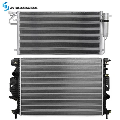Cooling Radiator And A/C Condenser For 2017 18-2020 Ford Fusion 2017 Lincoln MKZ Foto 1 de 4