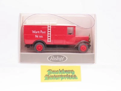 Roskopf 26401 Mercedes L2 Württemberg Post Kasten rot in OVP 1:87 194049 - Bild 1 von 2
