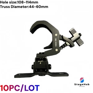 10X Faltbare Aluminium Lichthaken Klemme Bühnenbeleuchtung Moving Head Klappklemme - Bild 1 von 5