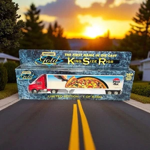Vintage 1996 Matchbox Gold Collection King Size Rigs Pizza Hut Die Cast Model - Picture 1 of 10
