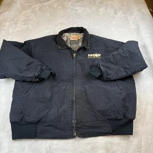 Pella Rugged Outdoor Clothing Jacket Mens 2X Generating Station Black Work - Picture 1 of 8