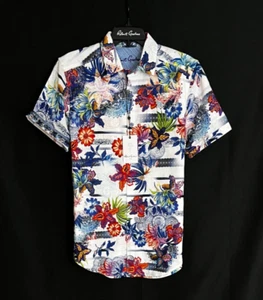 Robert Graham KENDARI Embroidered Short Sleeve $298 Small NWT Classic Fit - Picture 1 of 11