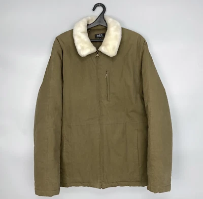 A.P.C. Sherpa Olive Jacket - Image 1 of 4