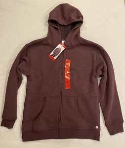 danskin hooded zip up Ultra Cozy Hoodie Sweatshirt Women Med Nocturne Heather - Picture 1 of 7