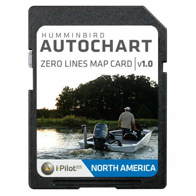 Humminbird 600033-1 AutoChart Zero Lines Map Micro SD Card