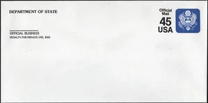 US Scott #UO79 45 cent Official Mail Envelope - Picture 1 of 1