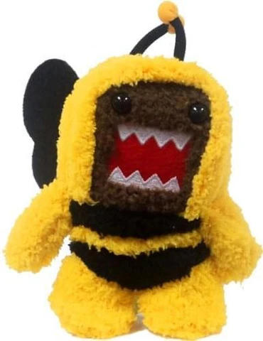 Domo Bumble Bee 4" Clip On Plush Cover