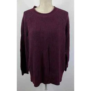 Ellen Tracy Roll Neck Sweater Color Port Marl Womens Size Medium NWT - Picture 1 of 5