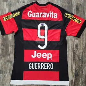Maglia Calcio 2015 Adidas Flamengo Home Paolo Guerrero Uomo M Brasileirao Perù - Foto 1 di 10