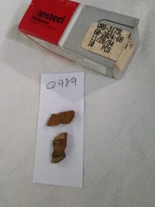 10 NUOVI INSERTI IN CARBURO DI PRIMA TACCA VR WESSON NG 3173L. GRADO VR 680. {Q989} - Foto 1 di 2